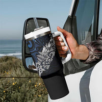 Maori Matariki Tumbler With Handle Landscape Styled Fern - Galaxy LT7 - Polynesian Pride