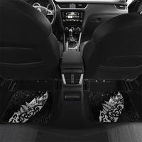Maori Matariki Car Mats Landscape Styled Fern - Monochrome