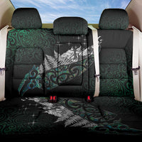 Maori Matariki Back Car Seat Cover Landscape Styled Fern - Paua Shell