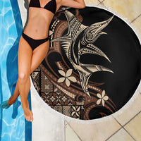 Samoa Manuia le Aso Tuto'atasi Beach Blanket Siapo Mamanu Mix Tatau Marlin LT7 - Polynesian Pride