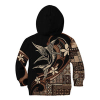 Samoa Manuia le Aso Tuto'atasi Kid Hoodie Siapo Mamanu Mix Tatau Marlin LT7 - Polynesian Pride
