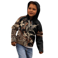 Samoa Manuia le Aso Tuto'atasi Kid Hoodie Siapo Mamanu Mix Tatau Marlin LT7 - Polynesian Pride