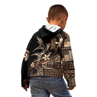 Samoa Manuia le Aso Tuto'atasi Kid Hoodie Siapo Mamanu Mix Tatau Marlin LT7 - Polynesian Pride