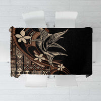 Samoa Manuia le Aso Tuto'atasi Tablecloth Siapo Mamanu Mix Tatau Marlin LT7 Black - Polynesian Pride