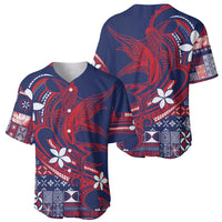 Samoa Manuia le Aso Tuto'atasi Baseball Jersey Siapo Mamanu Mix Tatau Marlin - Flag Color