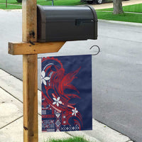 Samoa Manuia le Aso Tuto'atasi Garden Flag Siapo Mamanu Mix Tatau Marlin - Flag Color