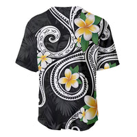 Kanaka Maoli Hawaii Plumeria Baseball Jersey Dancing Tentacles Black Style