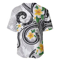 Kanaka Maoli Hawaii Plumeria Baseball Jersey Dancing Tentacles White Style