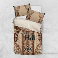 Bula Fiji Vintage Bedding Set Brown Masi Motifs