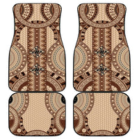 Bula Fiji Vintage Car Mats Brown Masi Motifs