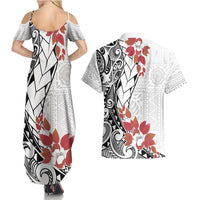 Bula Fiji Day Couples Matching Summer Maxi Dress and Hawaiian Shirt Tagimaucia on Masi Pattern