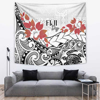 Bula Fiji Day Tapestry Tagimaucia on Masi Pattern