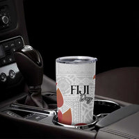 Bula Fiji Day Tumbler Cup Tagimaucia on Masi Pattern LT7 - Polynesian Pride