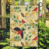 Aloha Hawaii Garden Flag I'iwi on Mamane Pastel Cream LT7 Garden Flag Light Yellow - Polynesian Pride