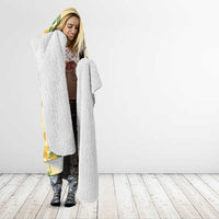 Aloha Hawaii Hooded Blanket I'iwi on Mamane Pastel Cream LT7 - Polynesian Pride