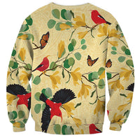 Aloha Hawaii Sweatshirt I'iwi on Mamane Pastel Cream LT7 - Polynesian Pride