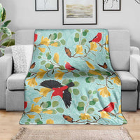 Aloha Hawaii Blanket I'iwi on Mamane Pastel Turquoise LT7 - Polynesian Pride