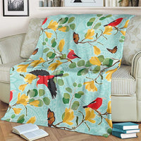 Aloha Hawaii Blanket I'iwi on Mamane Pastel Turquoise LT7 - Polynesian Pride
