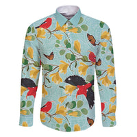 Aloha Hawaii Family Matching Puletasi and Hawaiian Shirt I'iwi on Mamane Pastel Turquoise