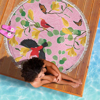 Aloha Hawaii Beach Blanket I'iwi on Mamane Pastel Pink LT7 - Polynesian Pride