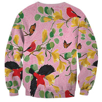 Aloha Hawaii Sweatshirt I'iwi on Mamane Pastel Pink LT7 - Polynesian Pride
