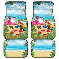 Have Yourself A Beachy Little Christmas Car Mats with Santa Chilling LT7 - Polynesian Pride