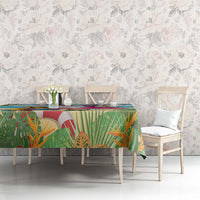 Have Yourself A Beachy Little Christmas Tablecloth with Santa Chilling LT7 - Polynesian Pride