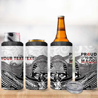Aotearoa Personalized 4 in 1 Can Cooler Tumbler Proud To Be Maori