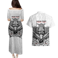 Aotearoa Personalized Couples Matching Puletasi and Hawaiian Shirt Proud To Be Maori LT7 - Polynesian Pride