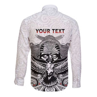 Aotearoa Personalized Long Sleeve Button Shirt Proud To Be Maori LT7 - Polynesian Pride