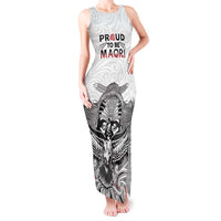 Aotearoa Personalized Tank Maxi Dress Proud To Be Maori LT7 Women White - Polynesian Pride