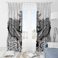 Aotearoa Personalized Window Curtain Proud To Be Maori LT7 - Polynesian Pride