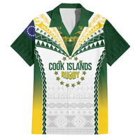 Cook Islands Rugby Custom Family Matching Long Sleeve Bodycon Dress and Hawaiian Shirt Kuki's Aitu Champions - Polynesian Pride