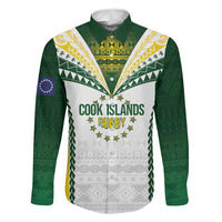 Cook Islands Rugby Custom Family Matching Long Sleeve Bodycon Dress and Hawaiian Shirt Kuki's Aitu Champions - Polynesian Pride