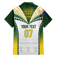 Cook Islands Rugby Custom Family Matching Summer Maxi Dress and Hawaiian Shirt Kuki's Aitu Champions - Polynesian Pride