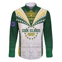 Cook Islands Rugby Custom Family Matching Tank Maxi Dress and Hawaiian Shirt Kuki's Aitu Champions - Polynesian Pride