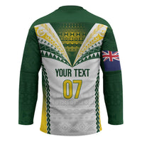 Cook Islands Rugby Custom Hockey Jersey Kuki's Aitu Champions - Polynesian Pride