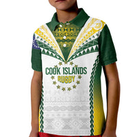 Cook Islands Rugby Custom Kid Polo Shirt Kuki's Aitu Champions LT7 Kid Colorful - Polynesian Pride
