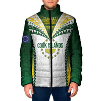 Cook Islands Rugby Custom Padded Jacket Kuki's Aitu Champions - Polynesian Pride