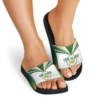 Cook Islands Rugby Slide Sandals Kuki's Aitu Champions LT7 - Polynesian Pride