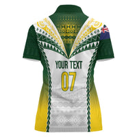 Cook Islands Rugby Custom Women Polo Shirt Kuki's Aitu Champions LT7 - Polynesian Pride