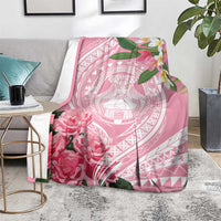 Aloha Hawaii Maui Blanket Goddess Lokelani Rose LT7 - Polynesian Pride