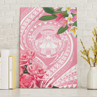Aloha Hawaii Maui Canvas Wall Art Goddess Lokelani Rose LT7 Without Frame Pink - Polynesian Pride