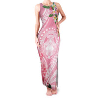 Aloha Hawaii Maui Family Matching Tank Maxi Dress and Hawaiian Shirt Goddess Lokelani Rose