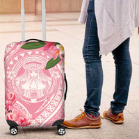 Aloha Hawaii Maui Luggage Cover Goddess Lokelani Rose