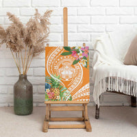 Aloha Hawaii Lanai Canvas Wall Art Frangipani Mix Pineapple LT7 - Polynesian Pride