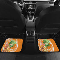 Aloha Hawaii Lanai Car Mats Frangipani Mix Pineapple