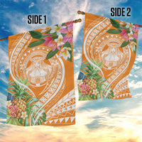 Aloha Hawaii Lanai Garden Flag Frangipani Mix Pineapple LT7 - Polynesian Pride