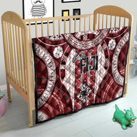 Bula Fiji Vintage Quilt Scarlet Masi Motifs