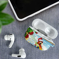 Have A Very Beach Christmas AirPods Case Parrot By Lehua Flower LT7 - Polynesian Pride
